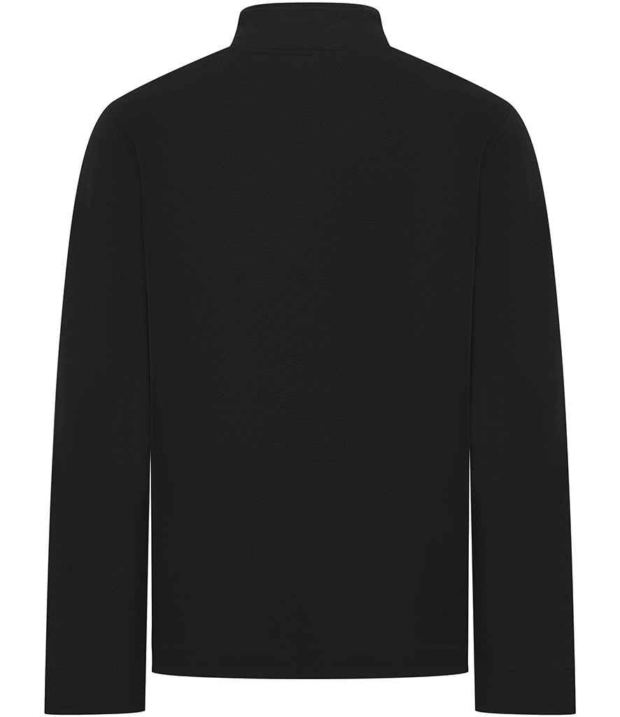 Front Row Premium Piqué 1/4 Zip Top - Black