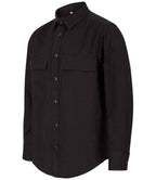 Front Row Drill Overshirt - Black