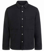 Front Row Premium Piqué Overshirt - Black