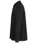 Front Row Premium Piqué Overshirt - Black