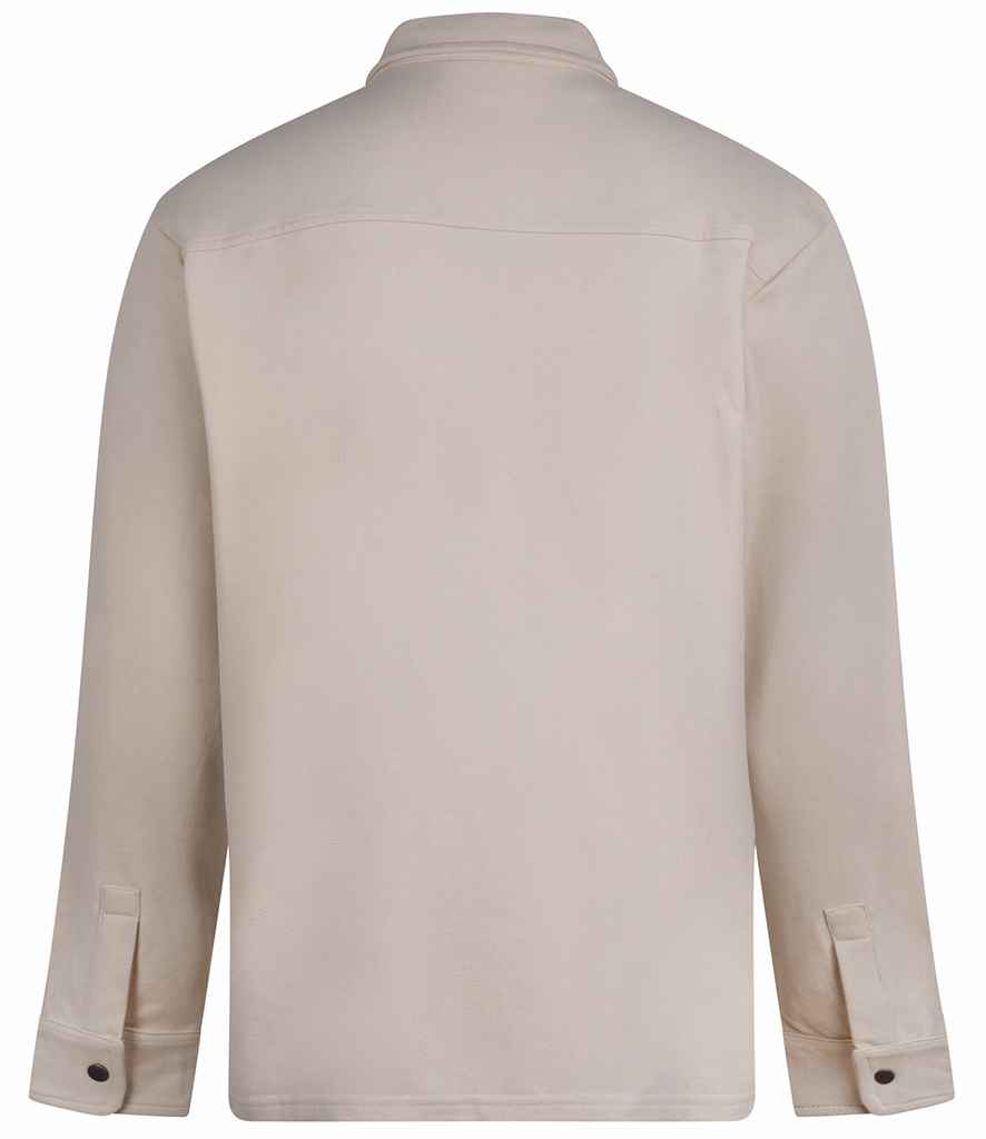 Front Row Premium Piqué Overshirt - Natural