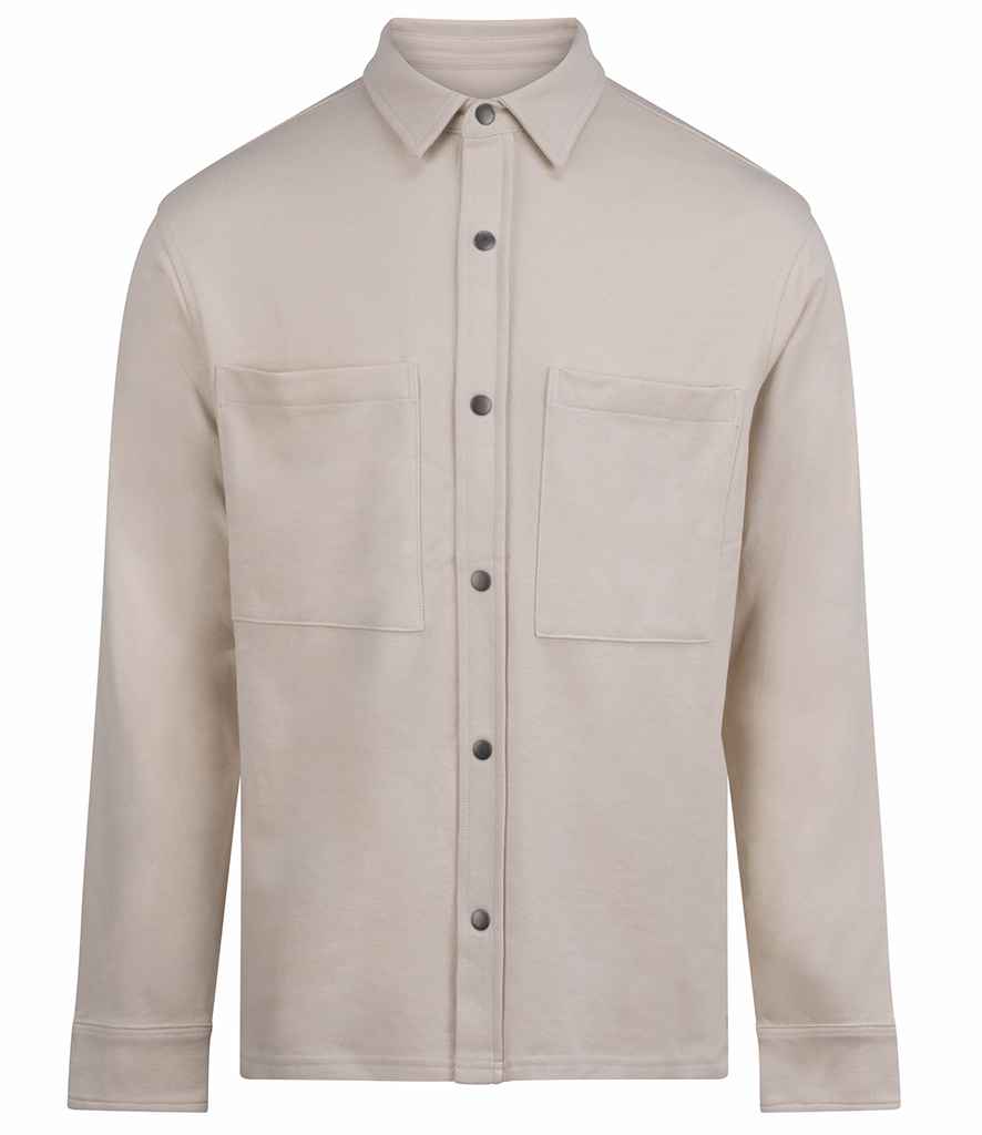 Front Row Premium Piqué Overshirt - Natural
