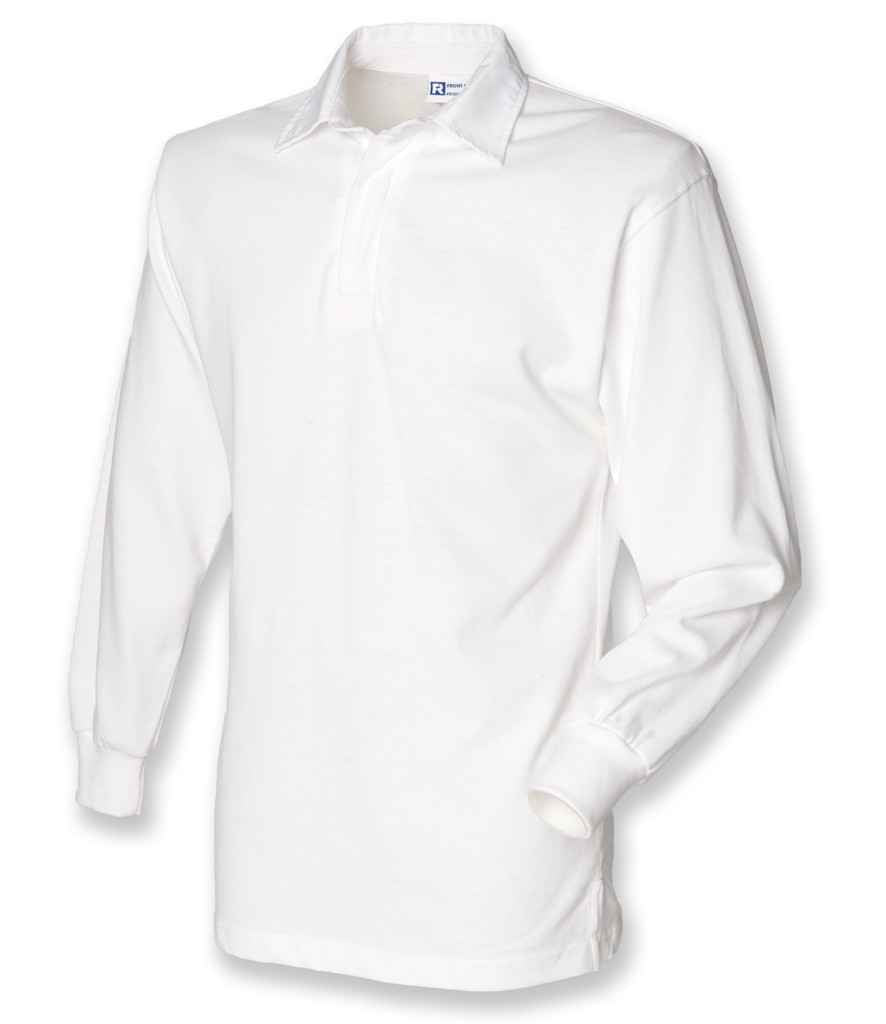 Front Row Classic Rugby Shirt - White/White