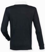 Front Row Premium Superfit Rugby Shirt - Black