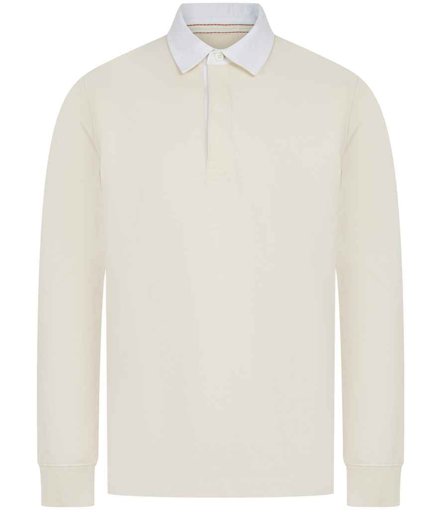 Front Row Premium Superfit Rugby Shirt - Natural