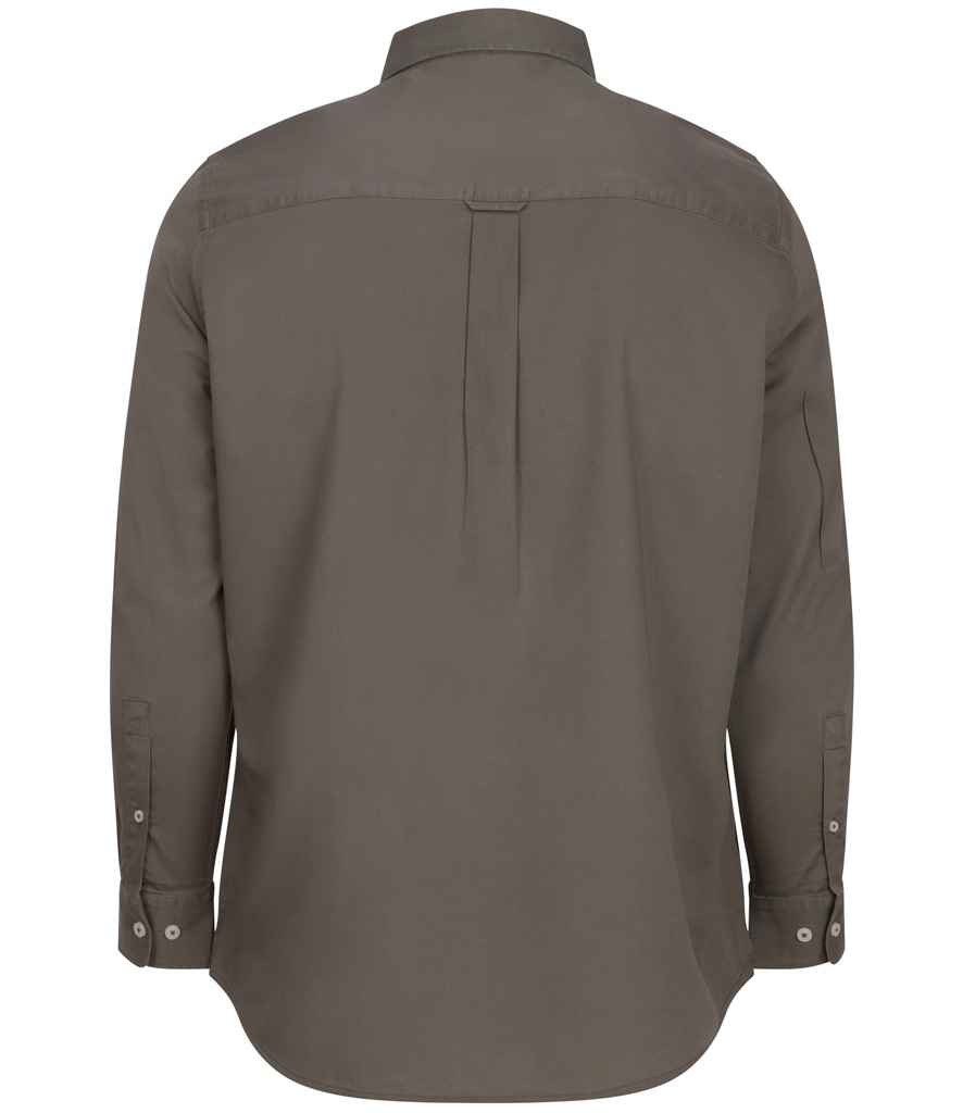 Front Row Casual Long Sleeve Shirt - Khaki
