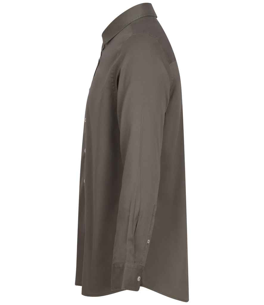 Front Row Casual Long Sleeve Shirt - Khaki
