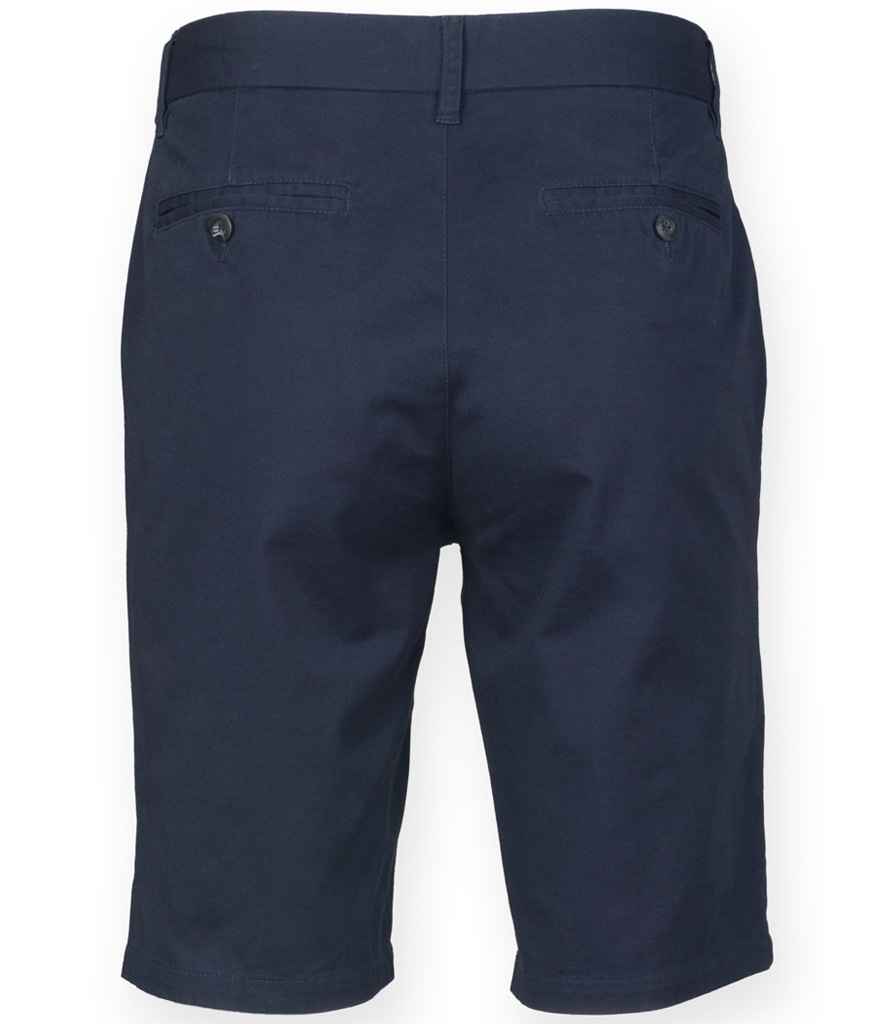 Front Row Stretch Chino Shorts - Navy