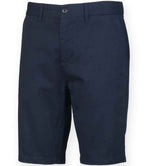 Front Row Stretch Chino Shorts - Navy