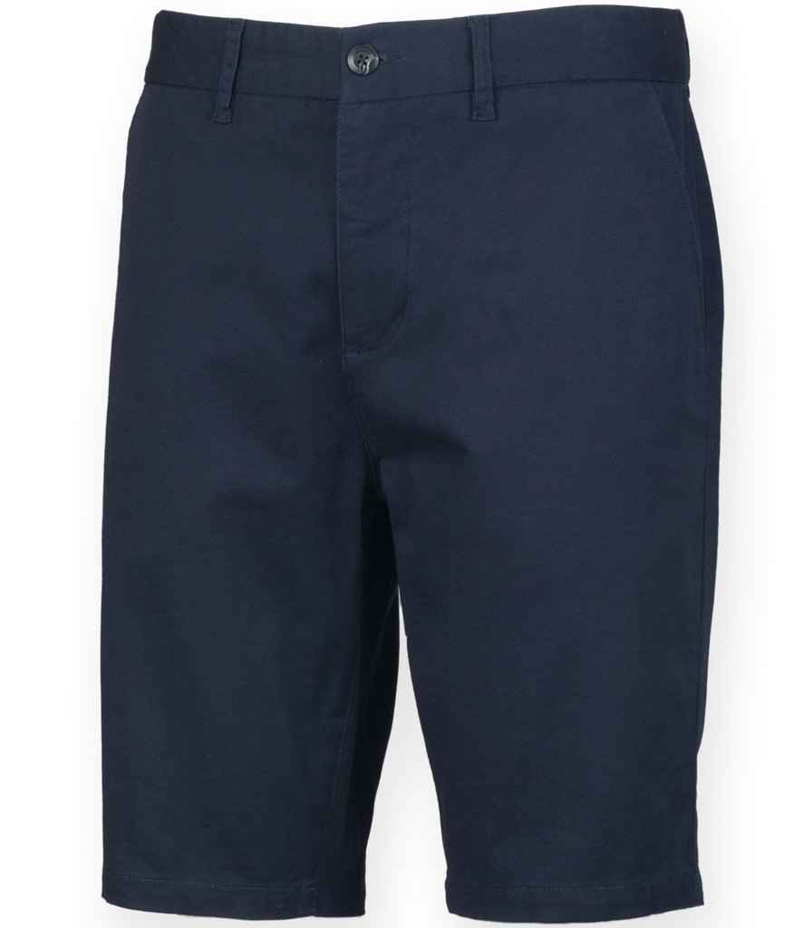 Front Row Stretch Chino Shorts - Navy