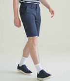 Front Row Stretch Chino Shorts - Navy