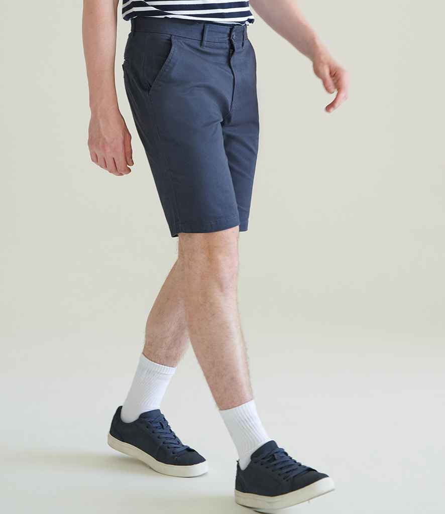 Front Row Stretch Chino Shorts - Navy