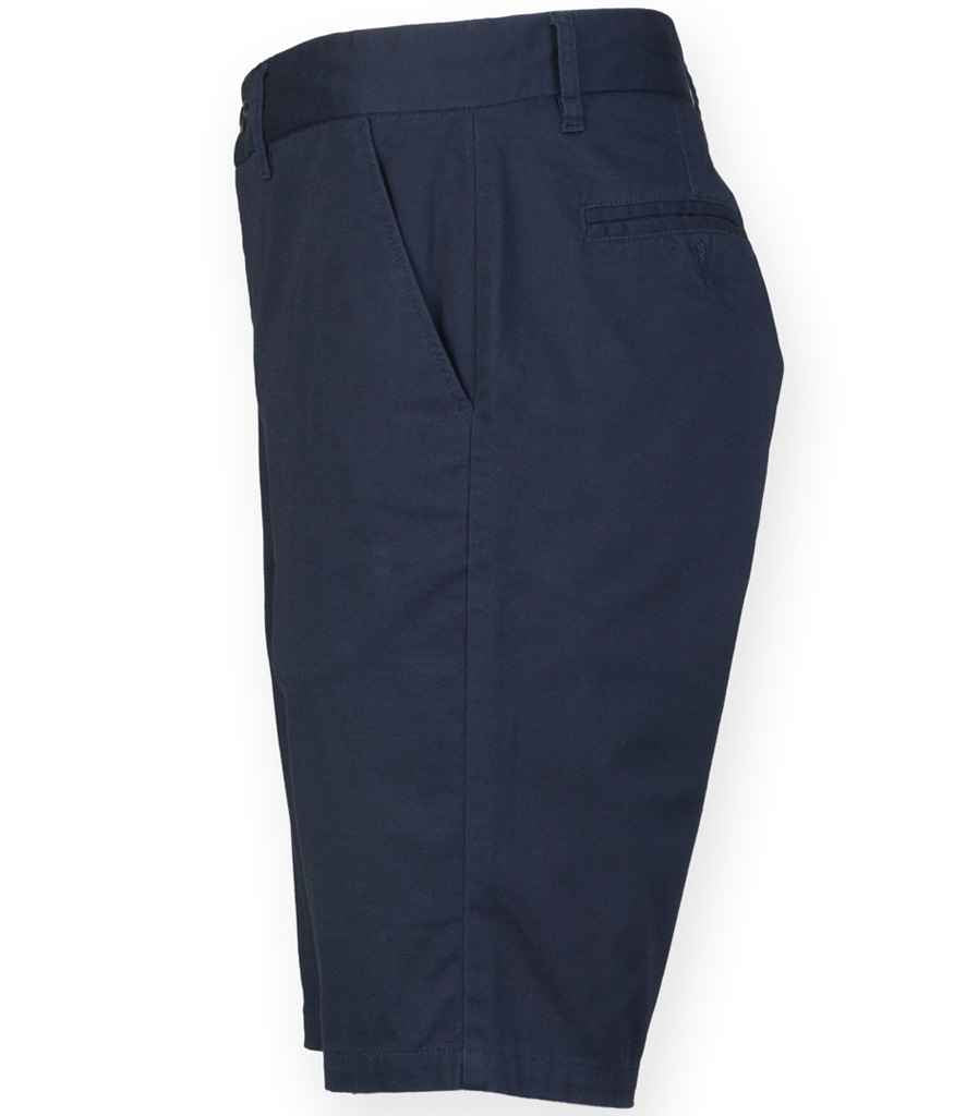 Front Row Stretch Chino Shorts - Navy