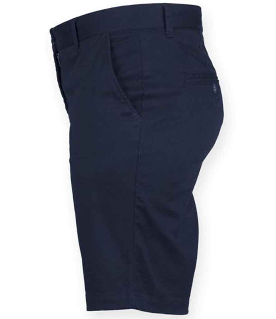 Front Row Ladies Stretch Chino Shorts - Navy