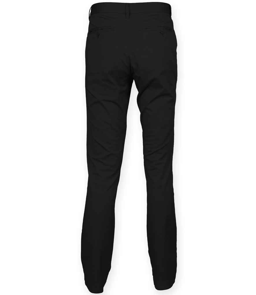 Front Row Stretch Chino Trousers - Black