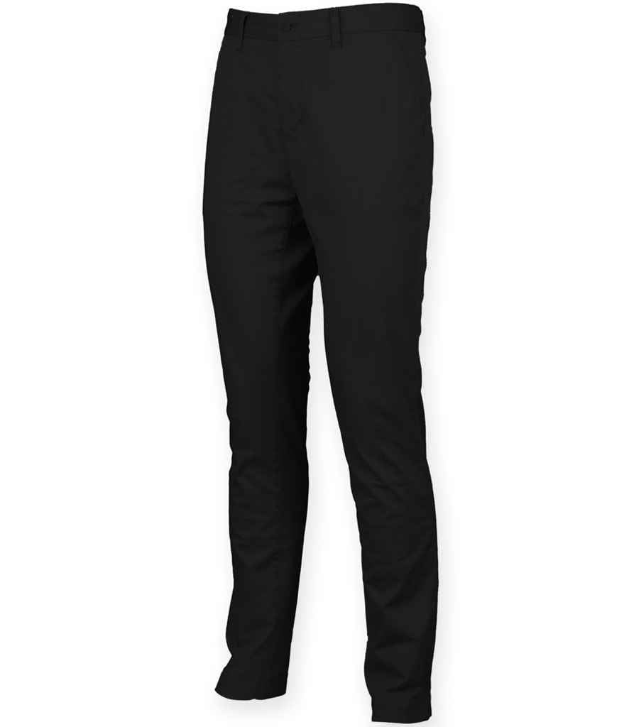 Front Row Stretch Chino Trousers - Black