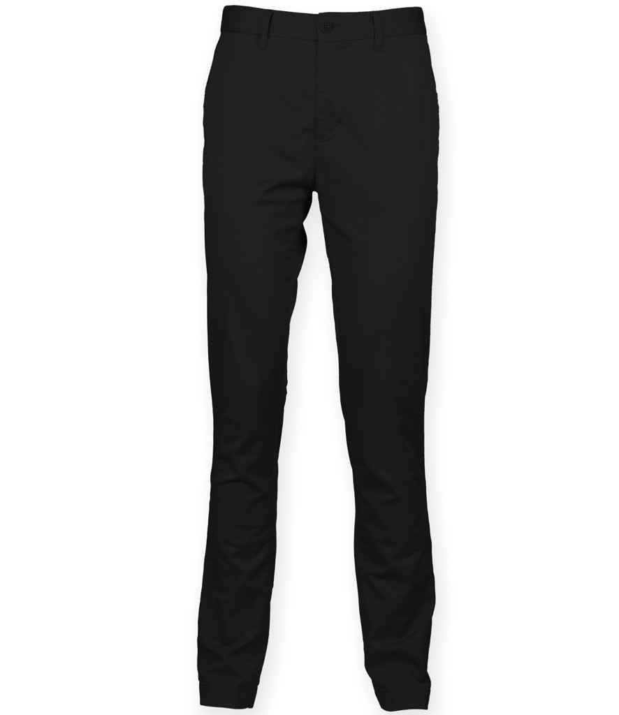 Front Row Stretch Chino Trousers - Black
