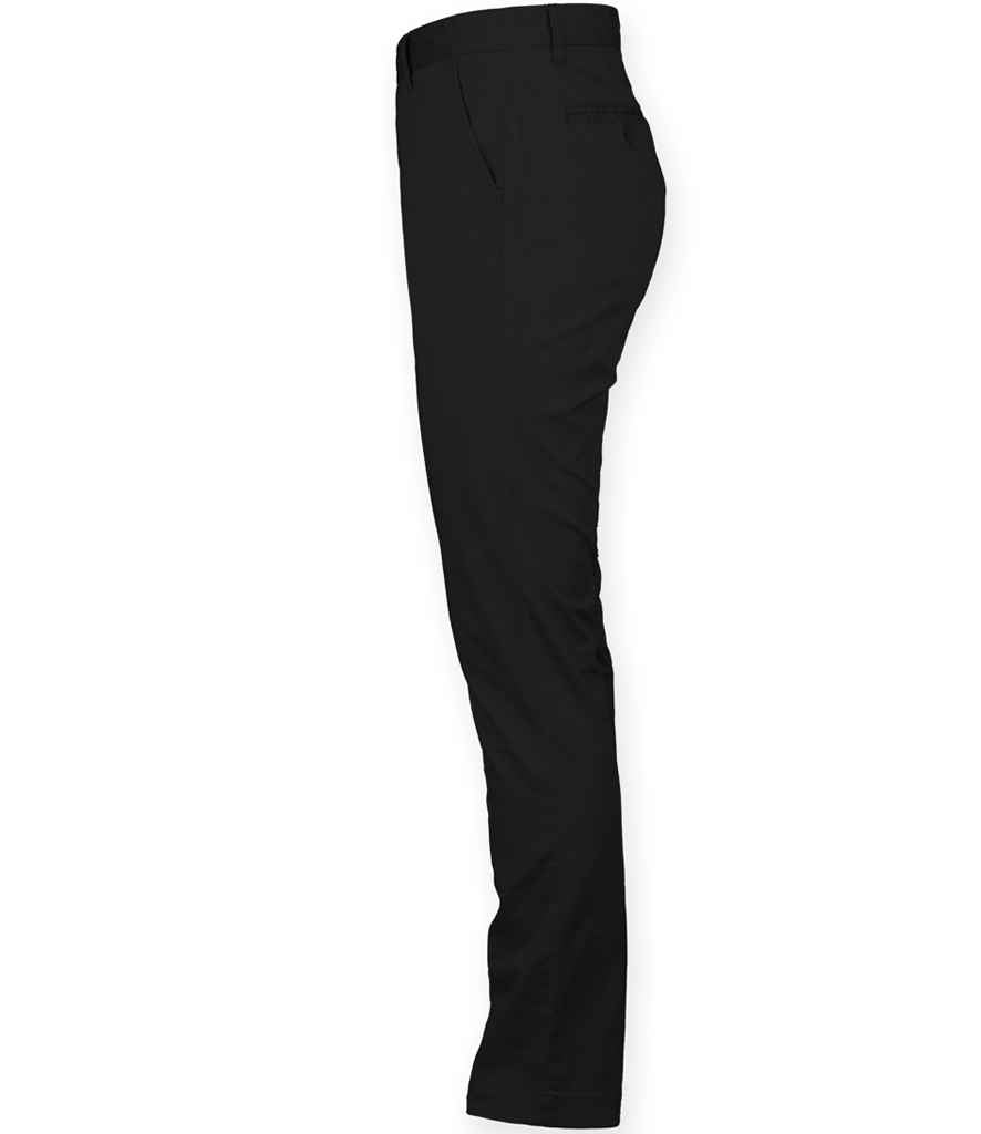 Front Row Stretch Chino Trousers - Black