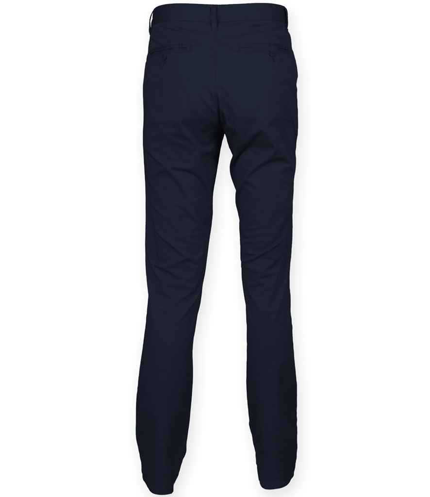 Front Row Stretch Chino Trousers - Navy