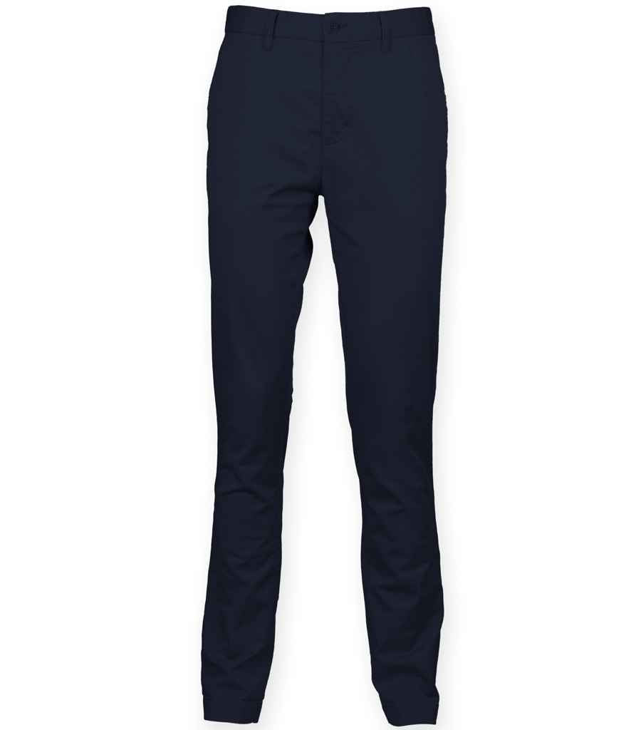 Front Row Stretch Chino Trousers - Navy