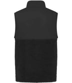 Front Row Recycled Sherpa Gilet - Black