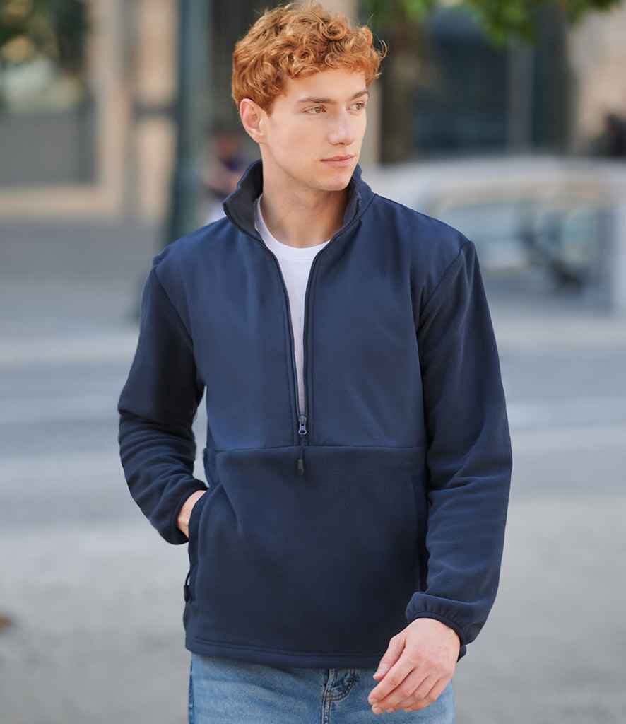 Front Row 1/2 Zip Micro Fleece - Navy
