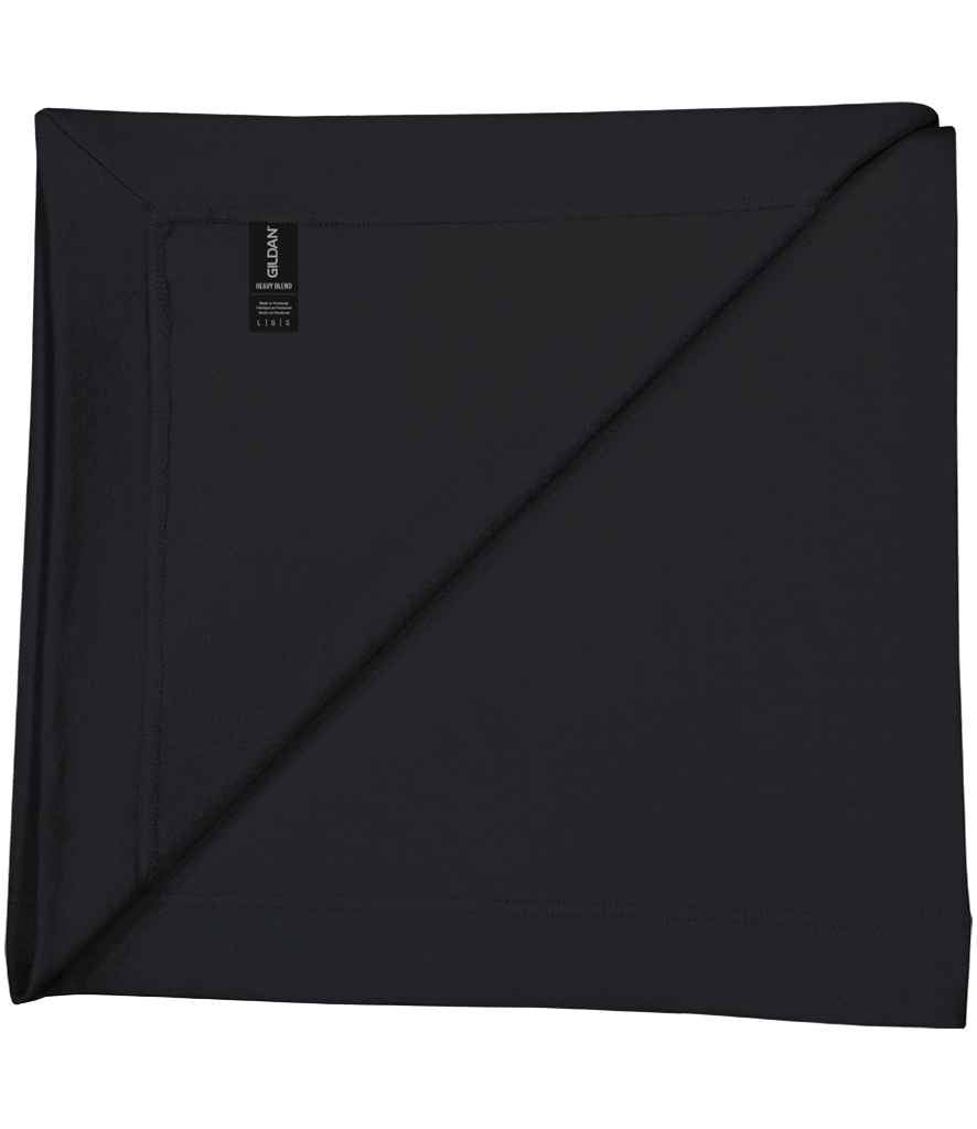 Gildan HeavyBlend™ Fleece Stadium Blanket - Black