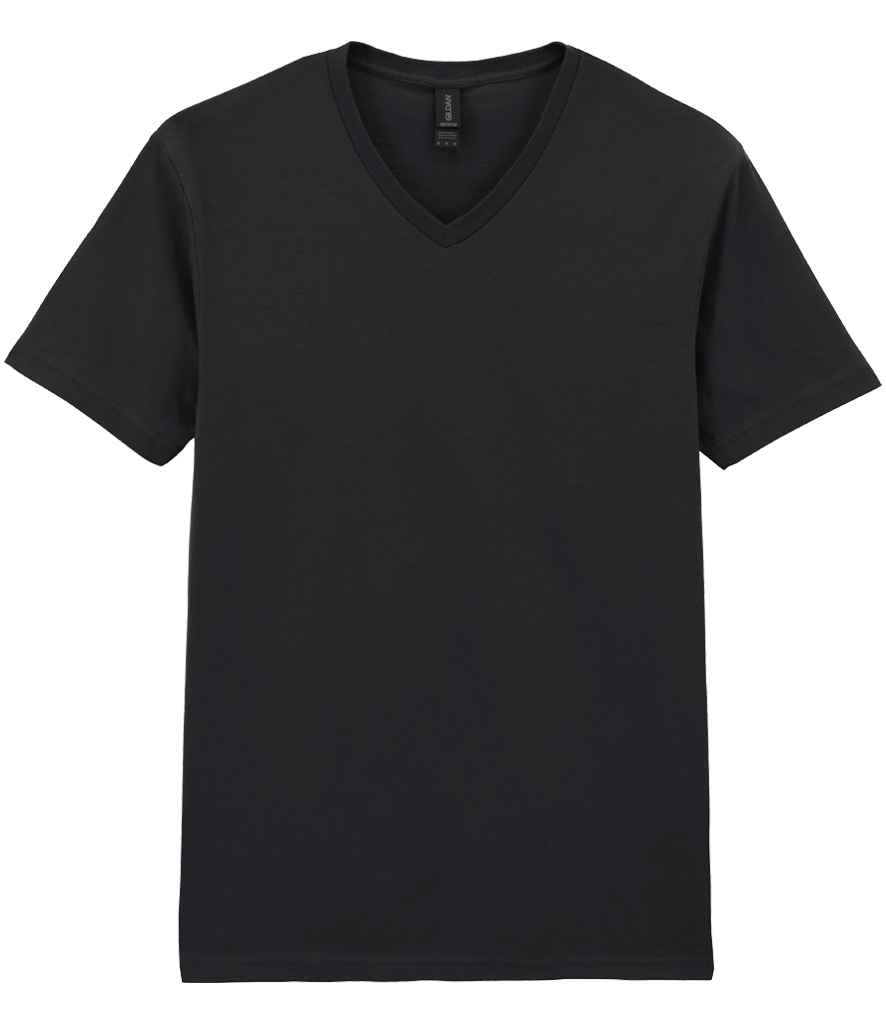 Gildan SoftStyle® V Neck T-Shirt - Black