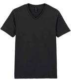 Gildan SoftStyle® V Neck T-Shirt - Black
