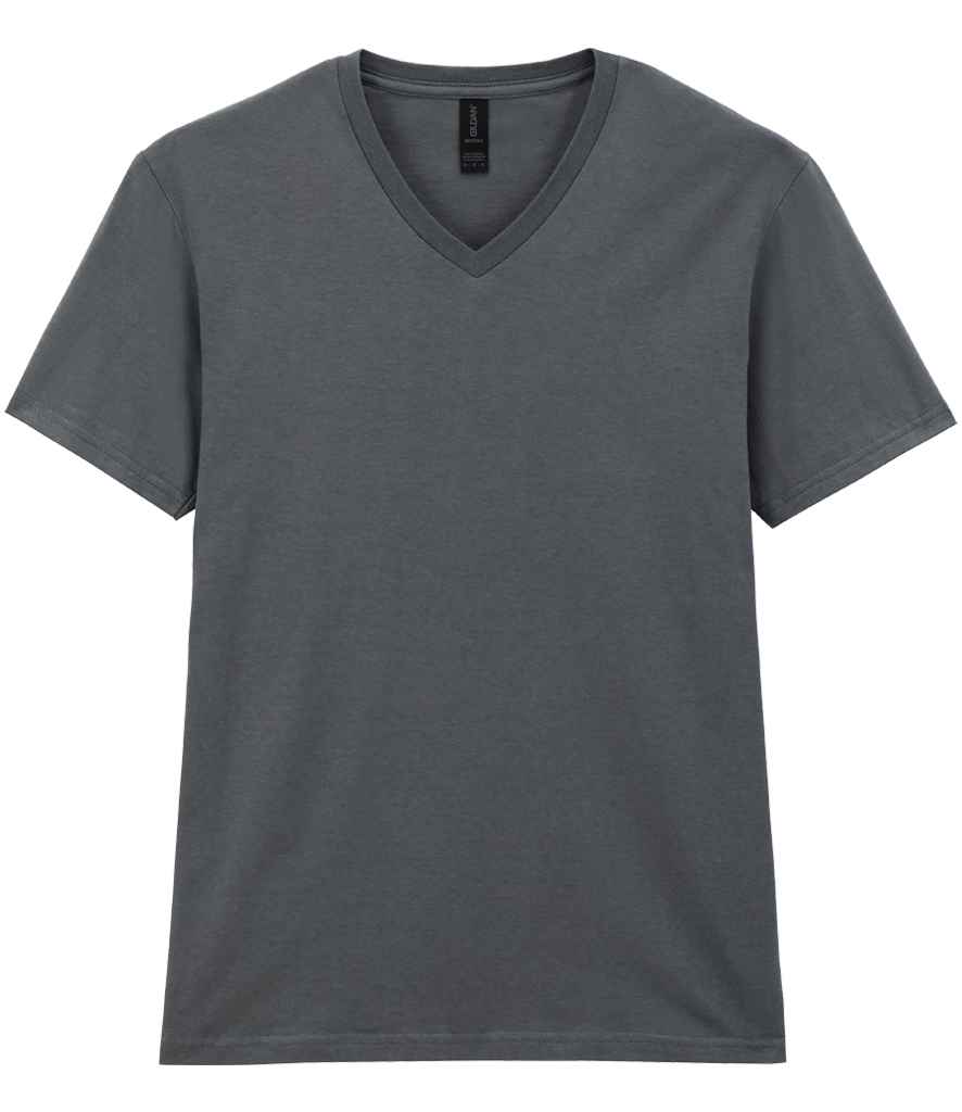 Gildan SoftStyle® V Neck T-Shirt - Charcoal
