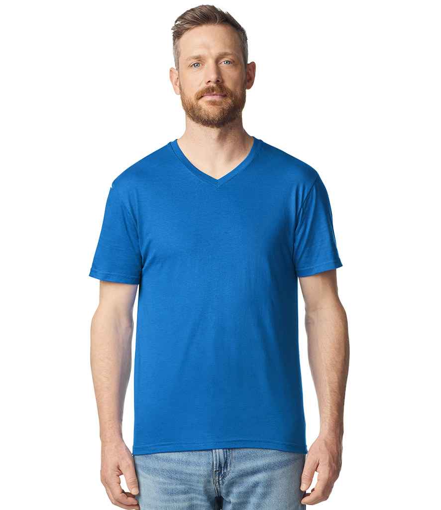 Gildan SoftStyle® V Neck T-Shirt - Royal Blue