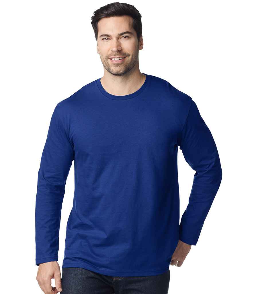 Gildan SoftStyle® Long Sleeve T-Shirt - Fan Deep Royal