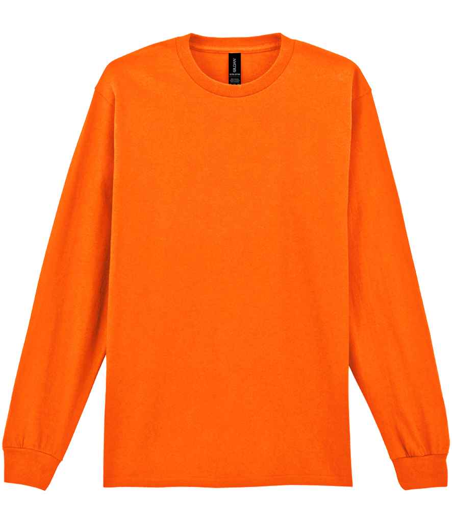 Gildan Ultra Cotton™ Long Sleeve T-Shirt - S Orange