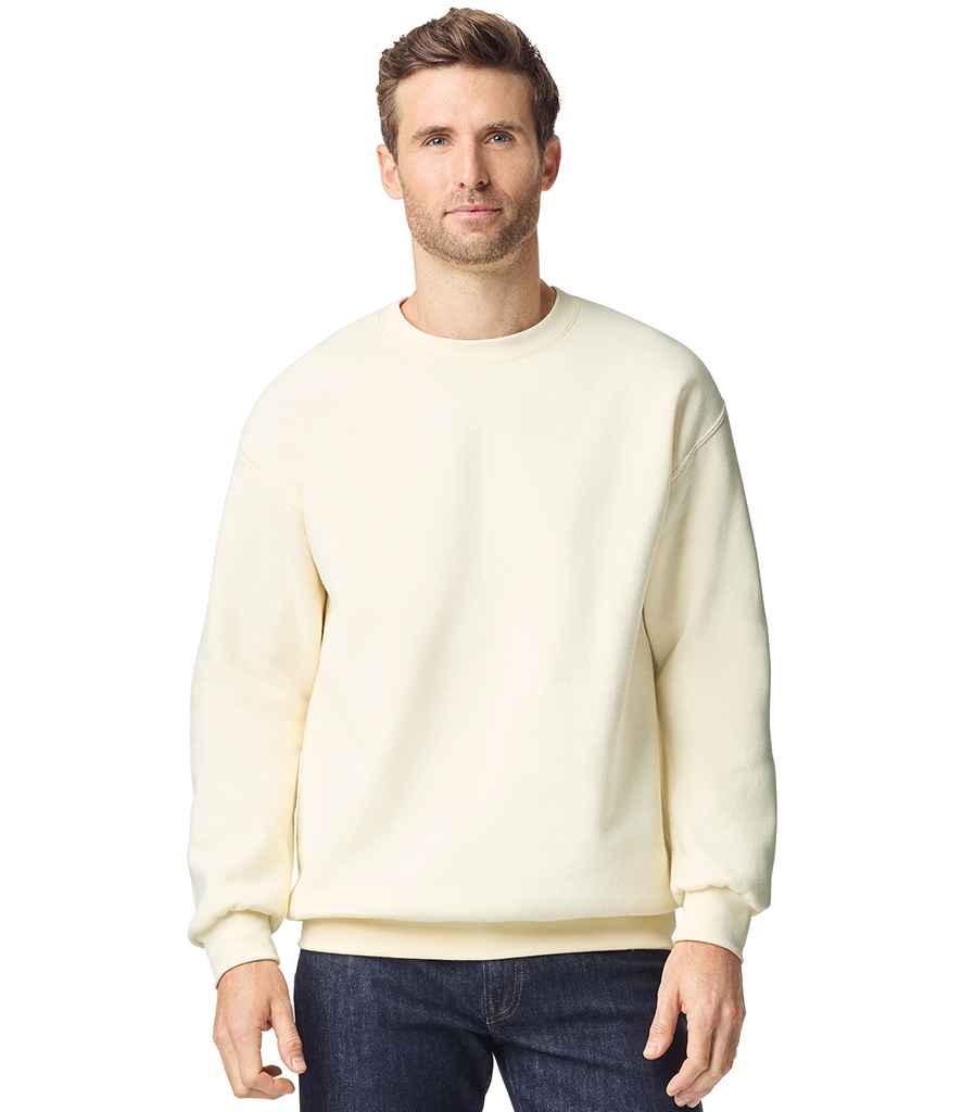 Gildan Hammer Maxweight Crew Sweatshirt - Off White