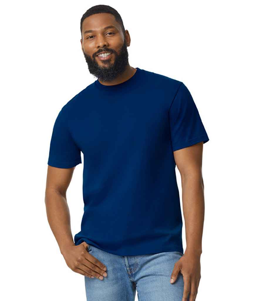 Gildan SoftStyle® Midweight No Label T-Shirt - Navy