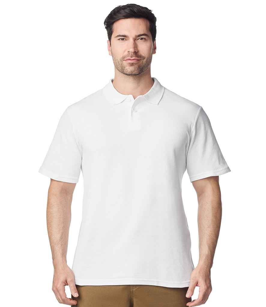 Gildan SoftStyle® Double Piqué Polo Shirt - White