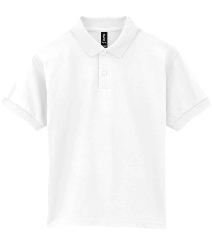 Gildan Kids DryBlend® Jersey Polo Shirt - White