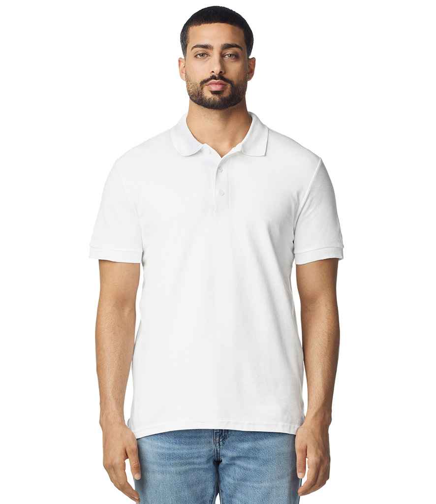 Gildan Hammer Piqué Polo Shirt - White