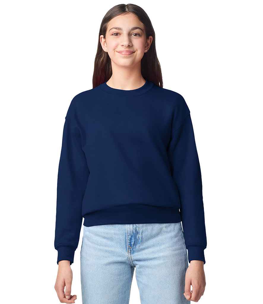 Gildan Kids Heavy Blend™ Drop Shoulder Sweatshirt - Navy