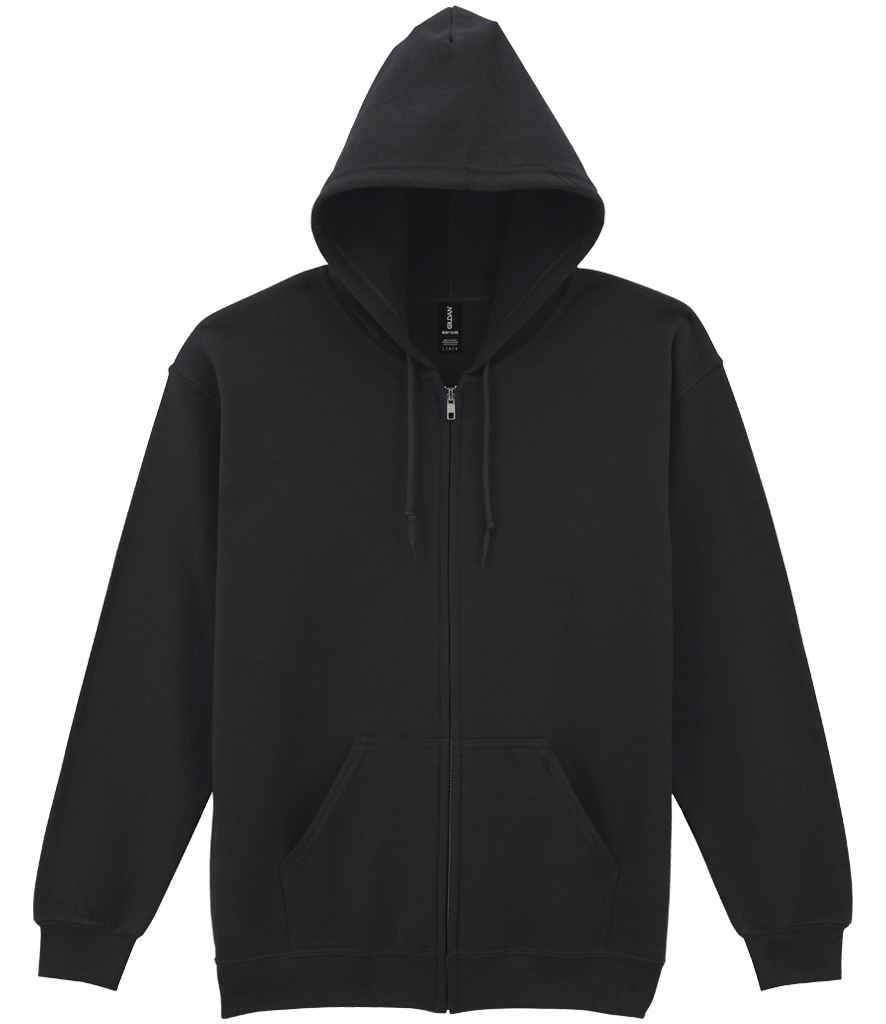 Gildan Heavy Blend™ Zip Hooded Sweatshirt - Black