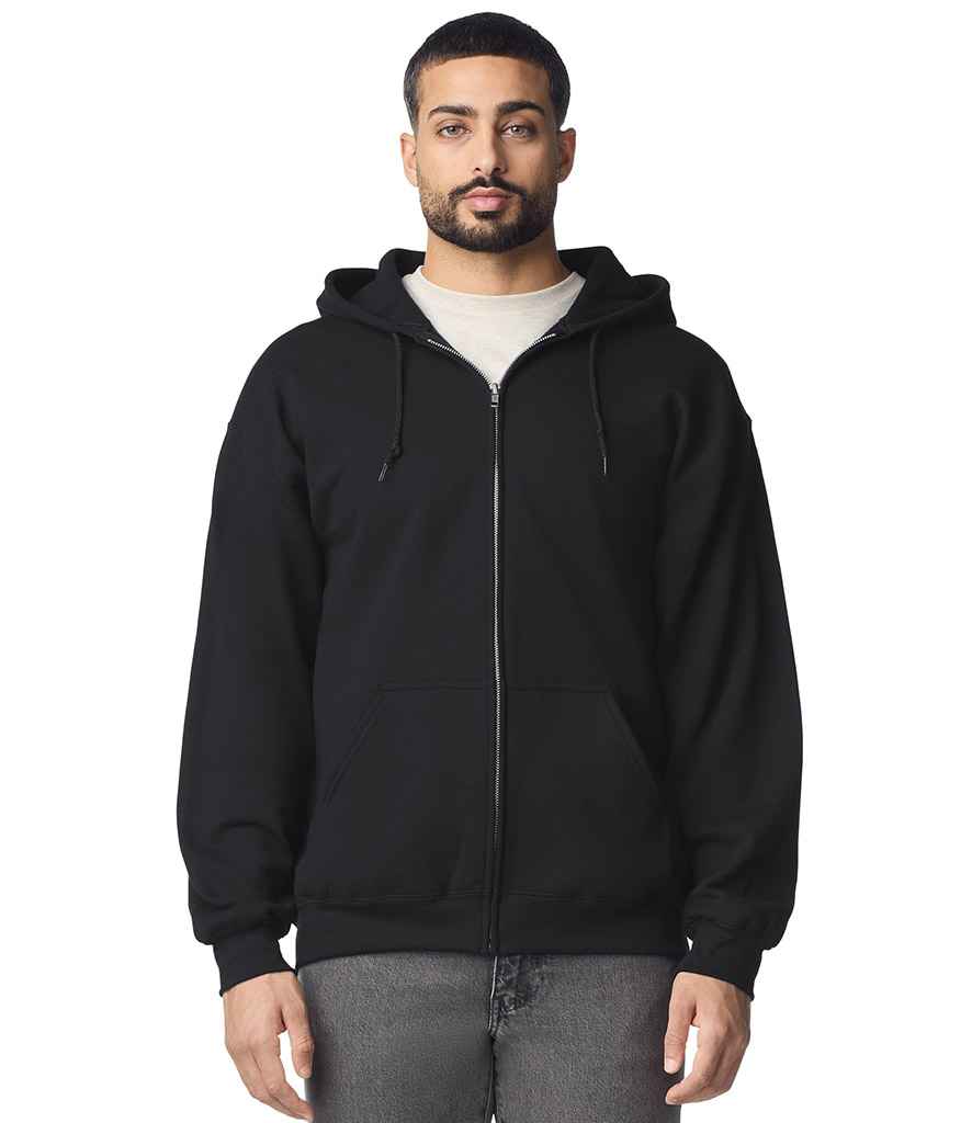 Gildan Heavy Blend™ Zip Hooded Sweatshirt - Black