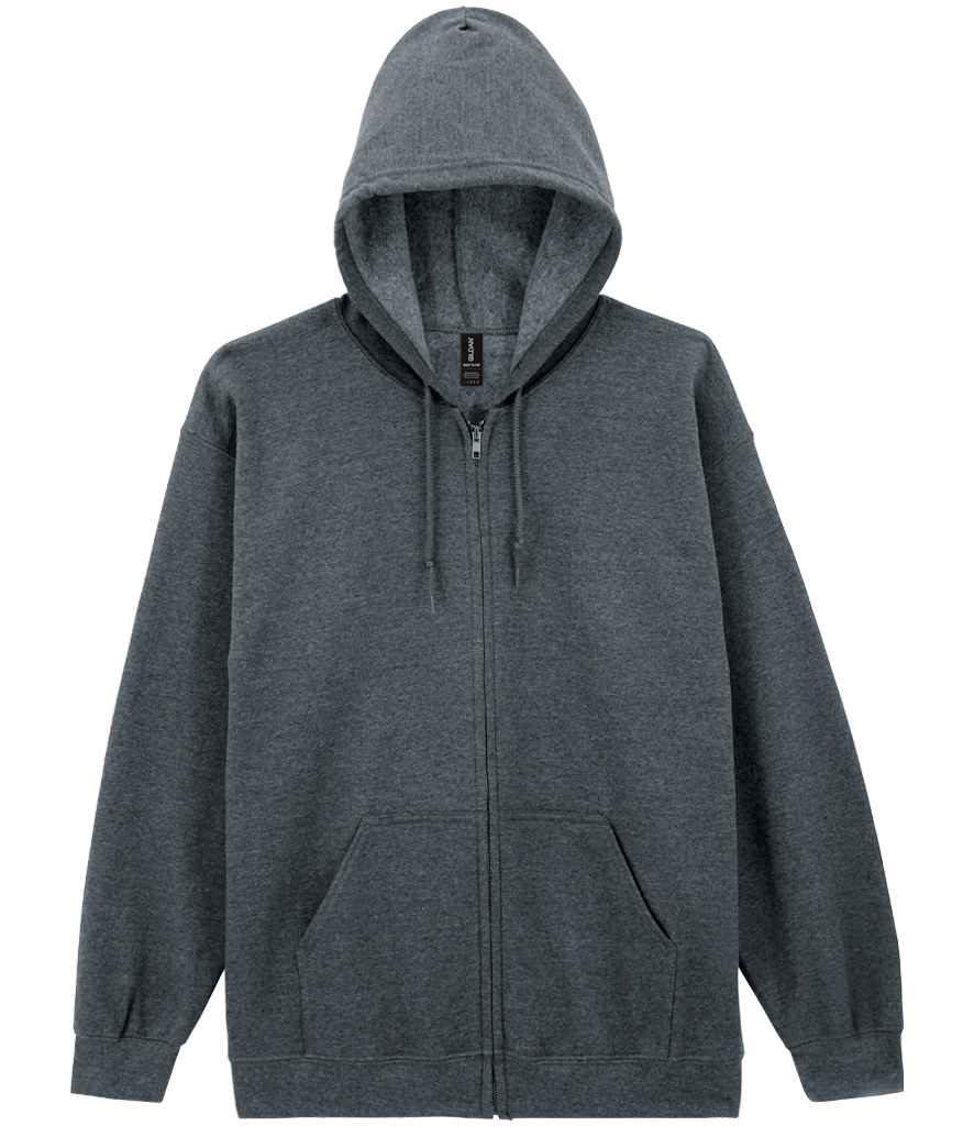 Gildan Heavy Blend™ Zip Hooded Sweatshirt - Dark Heather