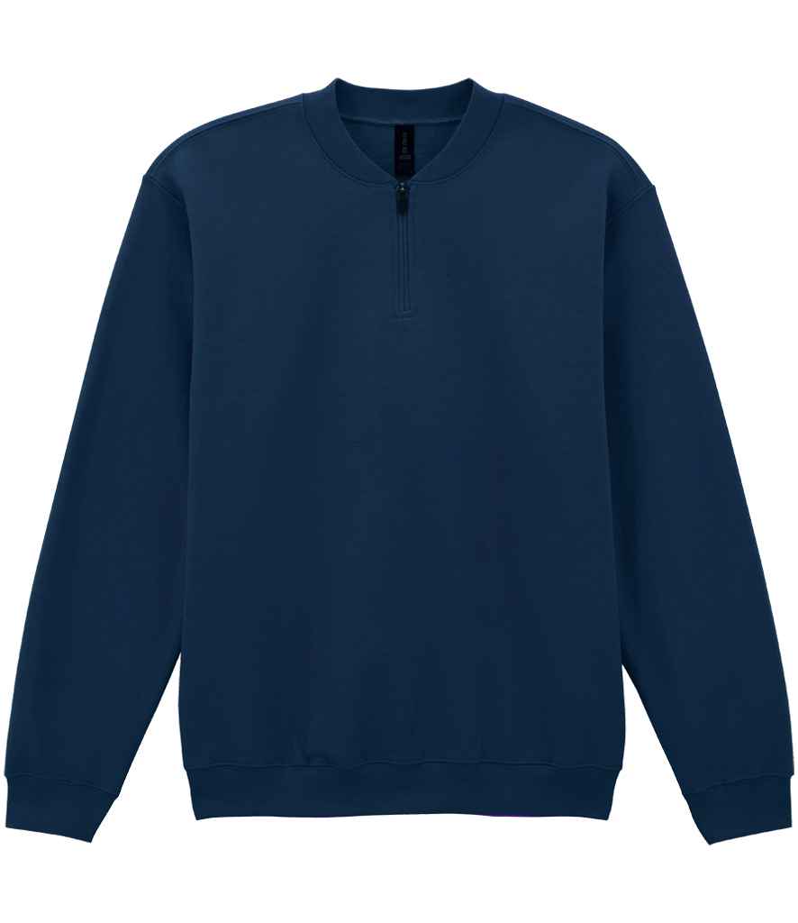 Gildan SoftStyle® Midweight Fleece 1/4 Zip Sweatshirt - Navy