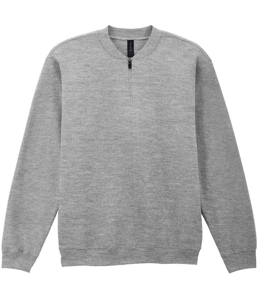 Gildan SoftStyle® Midweight Fleece 1/4 Zip Sweatshirt - Sport Grey