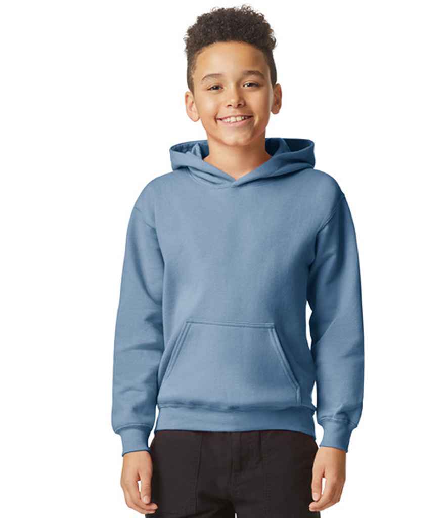 Gildan Kids SoftStyle® Midweight Hoodie - Stone Blue