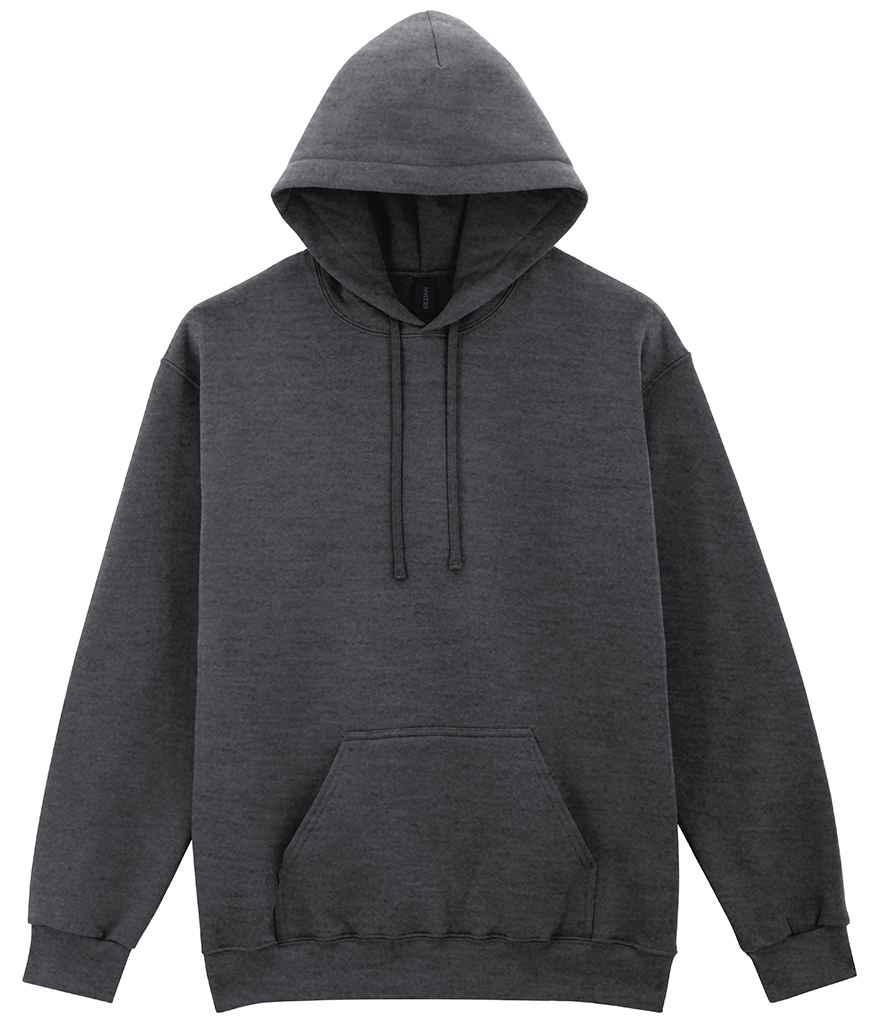 Gildan SoftStyle® Midweight Hooded Sweatshirt - Heather Black