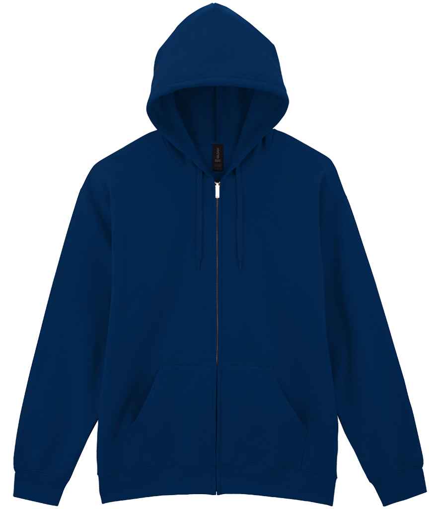 Gildan SoftStyle® Midweight Full Zip Hooded Sweatshirt - Navy