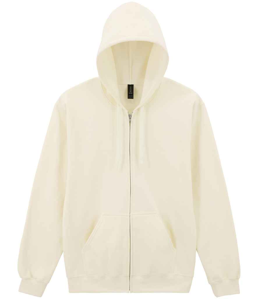 Gildan SoftStyle® Midweight Full Zip Hooded Sweatshirt - Off White