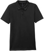 Gildan Ladies SoftStyle® Double Piqué Polo Shirt - Black
