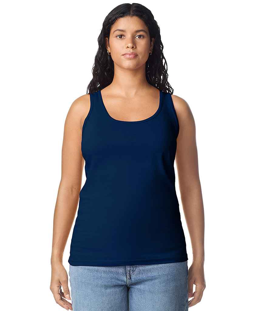 Gildan Ladies SoftStyle® Tank Top - Navy